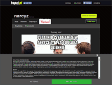 Tablet Screenshot of narcyz.hopaj.pl
