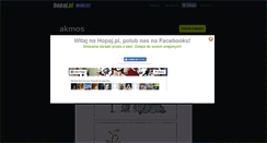 Desktop Screenshot of akmos.hopaj.pl