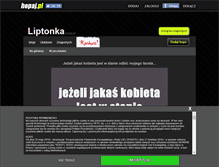Tablet Screenshot of liptonka.hopaj.pl